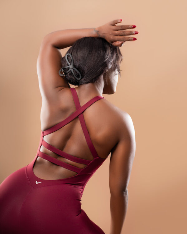 Define Sculptseam™️ Jumpsuit (Maroon) - Image 3